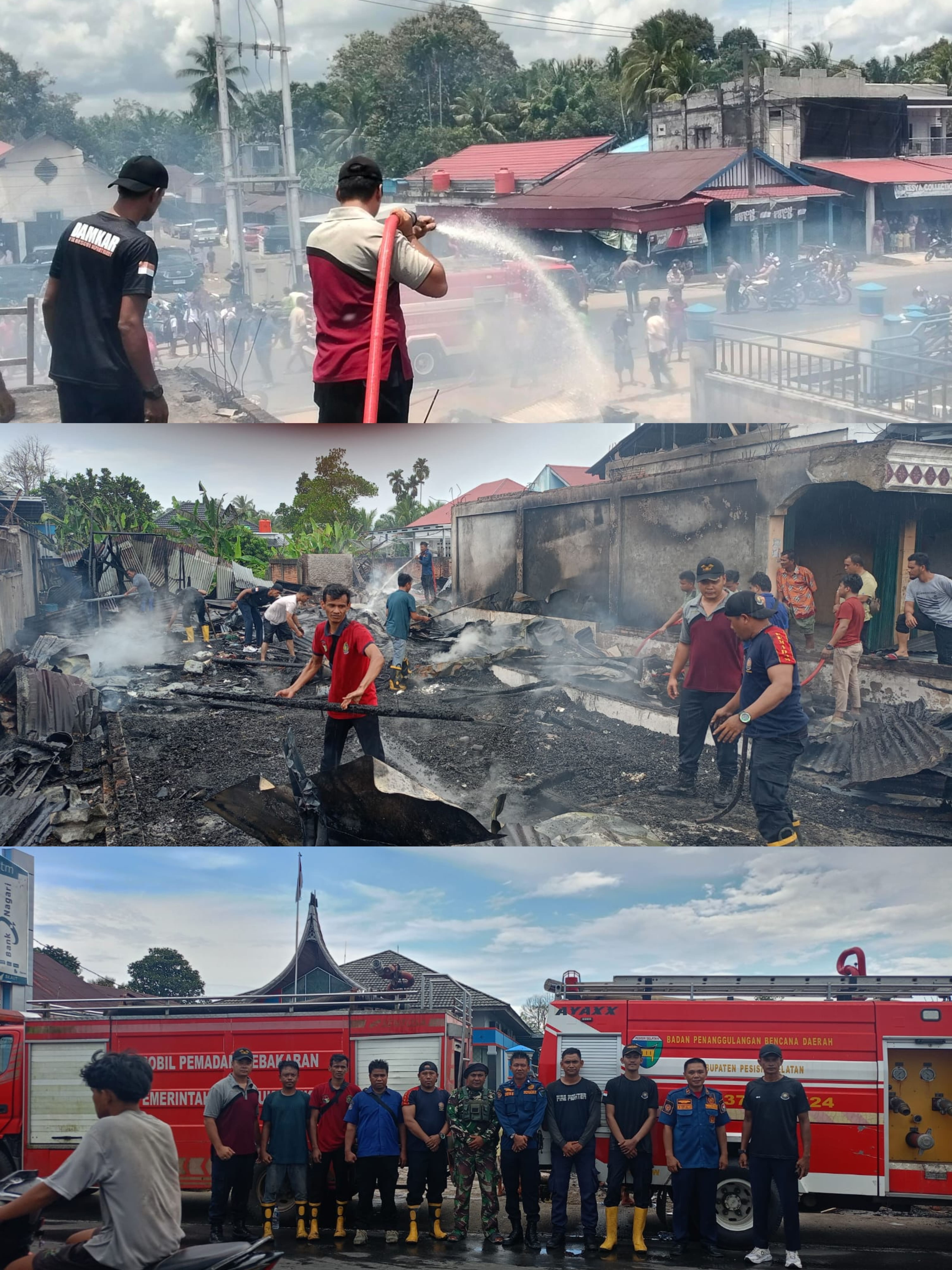 Kebakaran Rumah Makan di Kec. Lunang