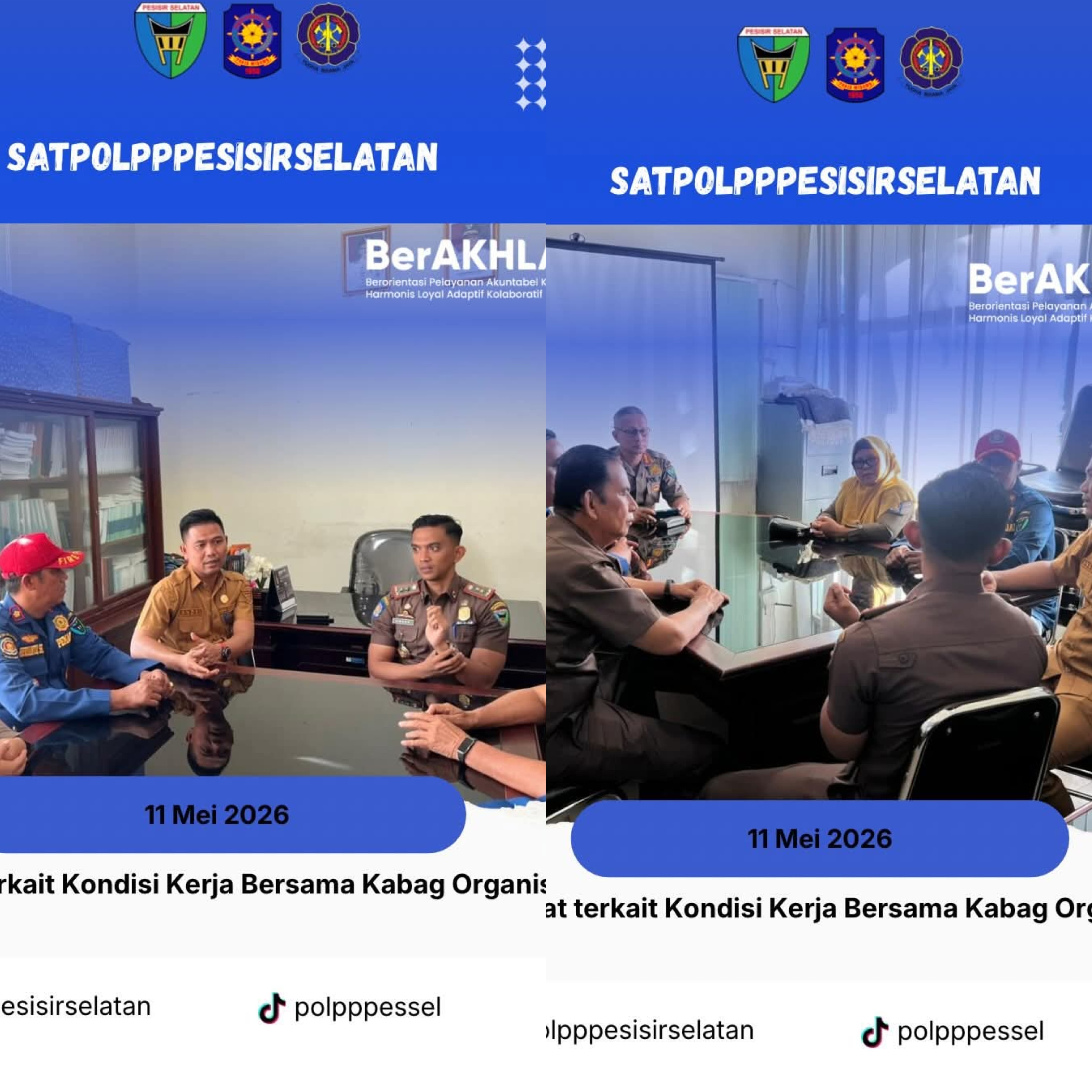 Koordinasi Bersama Bagian Organisasi Sekretariat Daerah