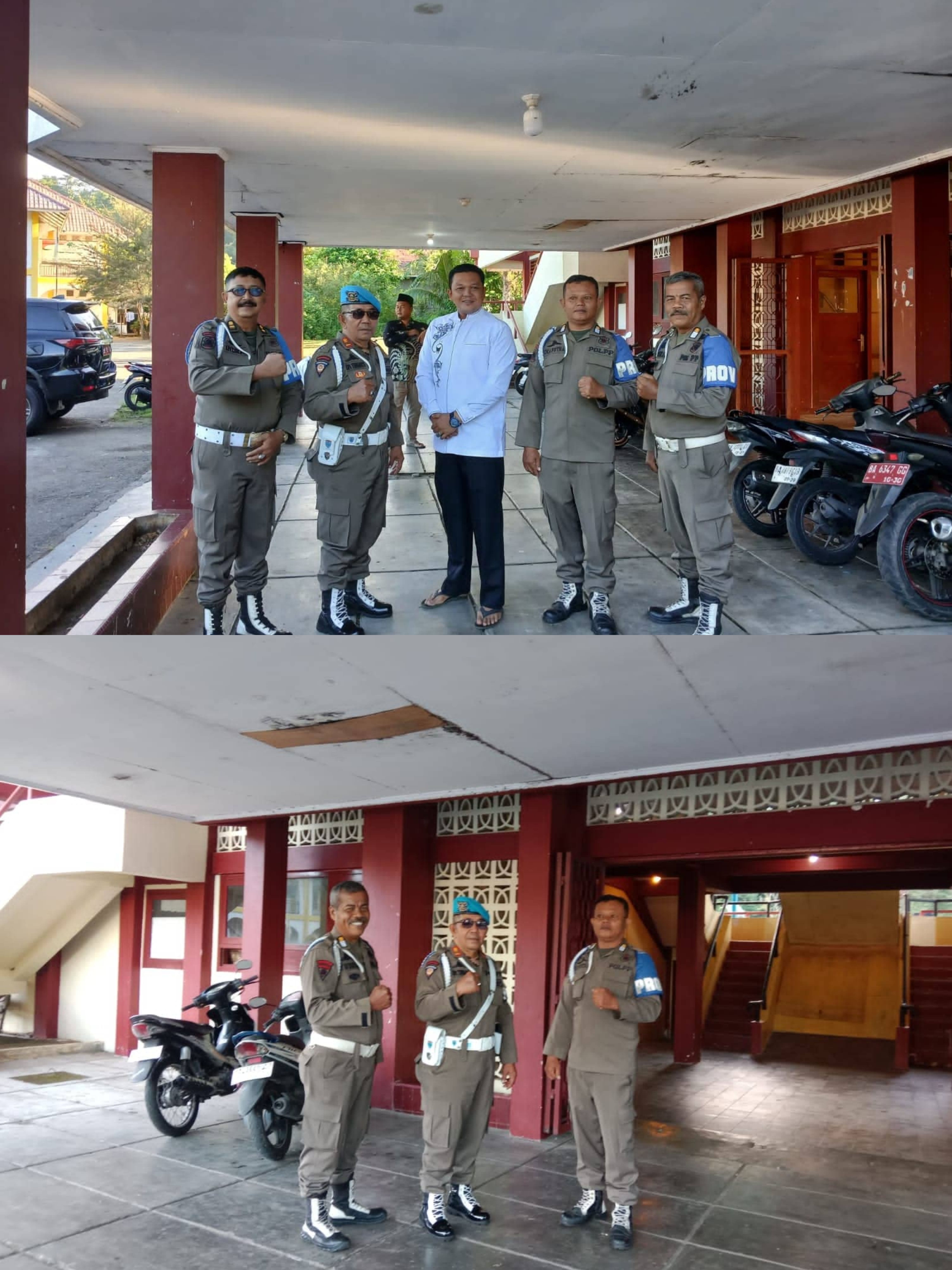 SATPOL PP Melaksanakan Kegiatan  Pengamanan (PAM) Sholat Idul Adha 1447 H di GOR H. Ilyas Yacub Pain