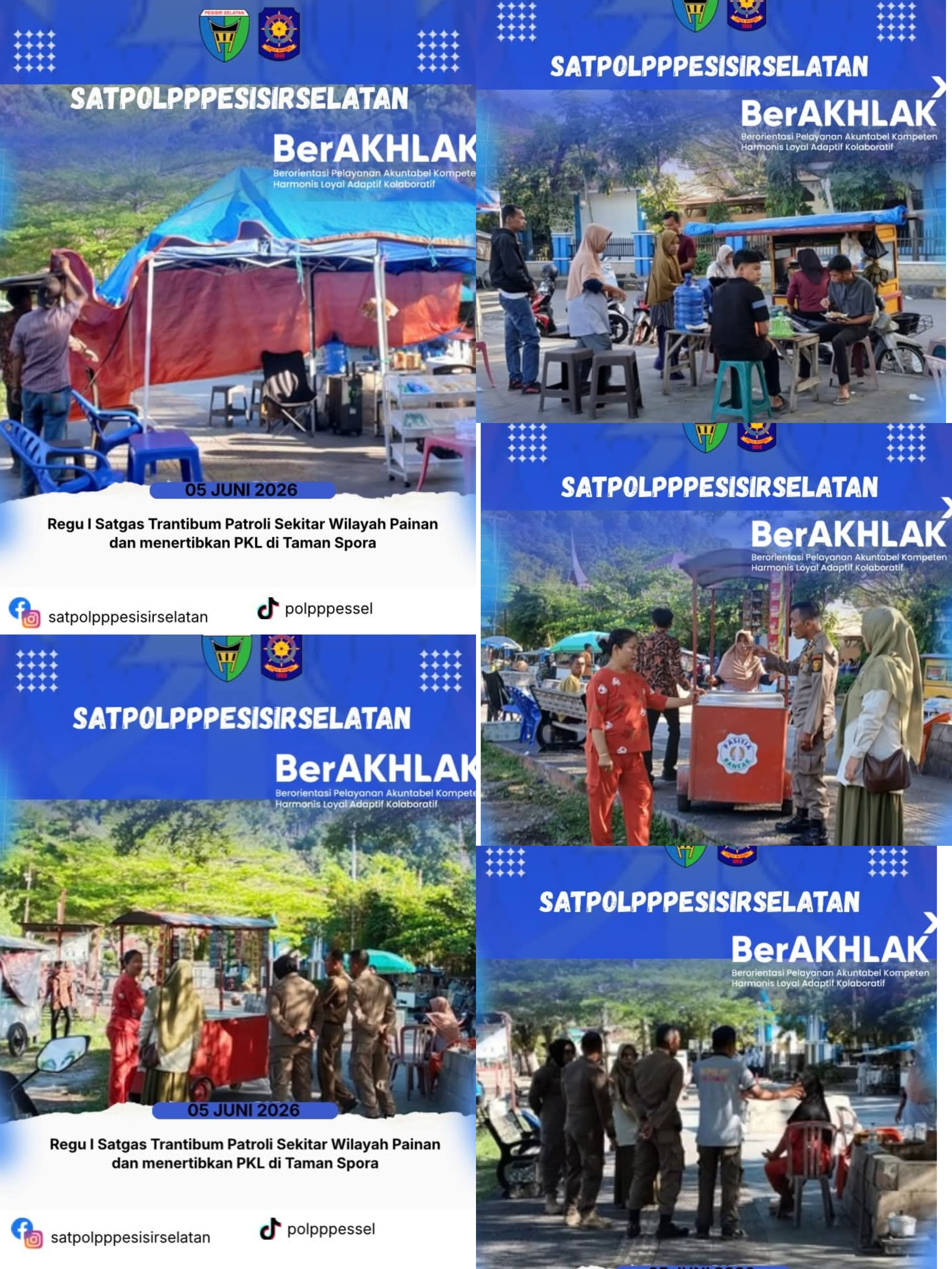 Satgas Trantibum SatPol PP Melaksanakan Kegiatan Patroli Rutin
