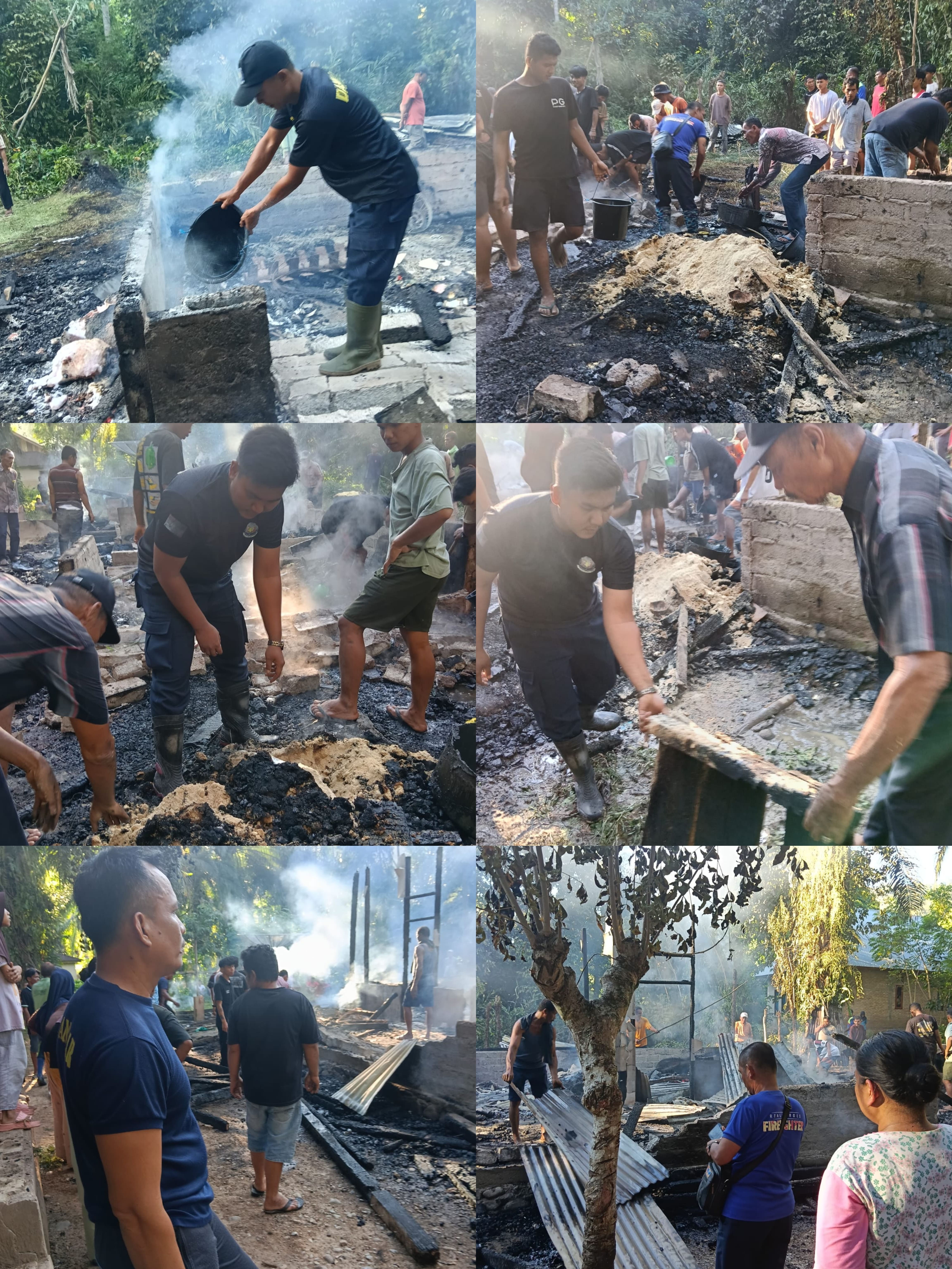 Kebakaran Rumah di Kec Lengayang