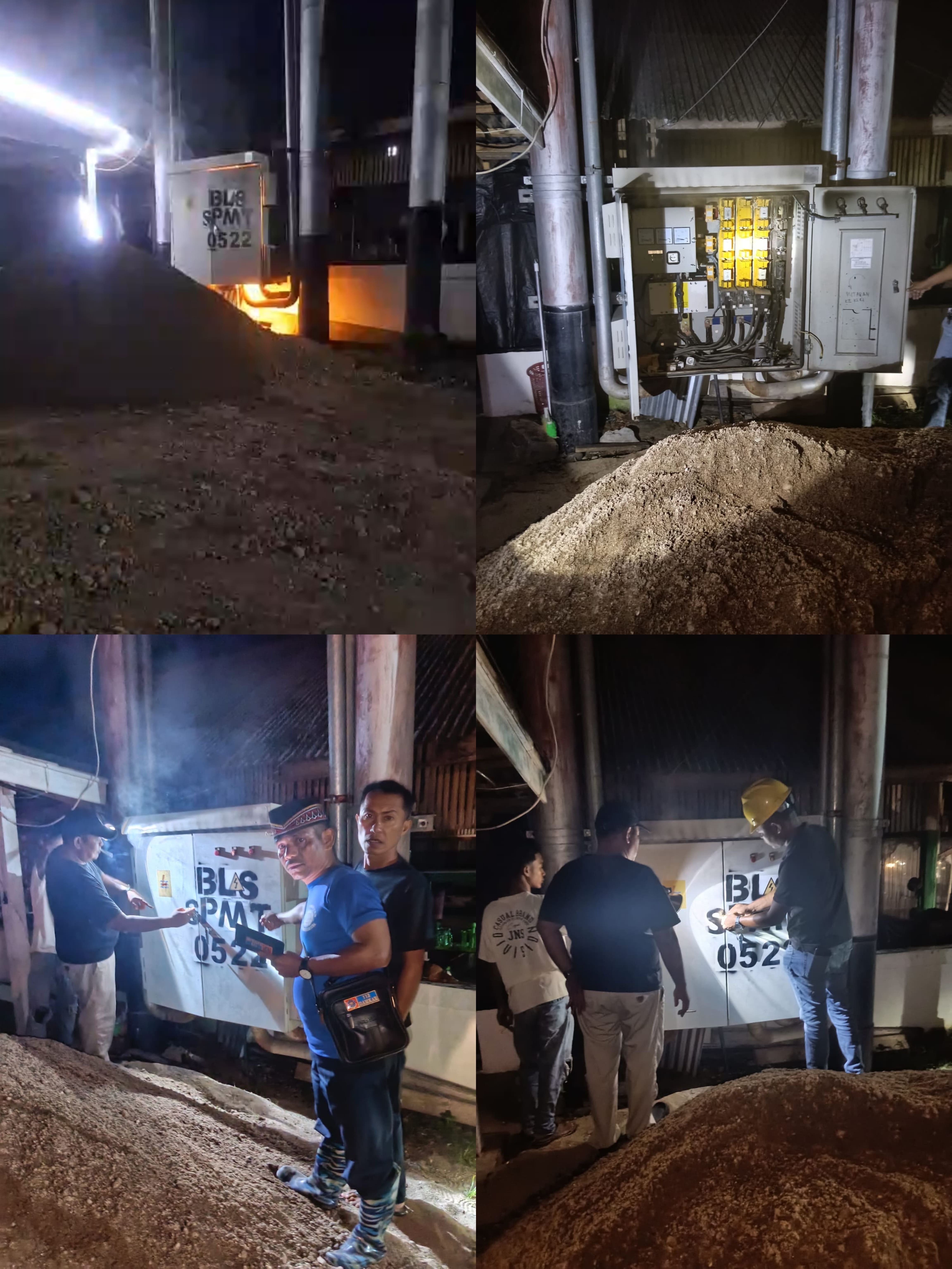 Korsleting Listrik Gardu milik PLN
