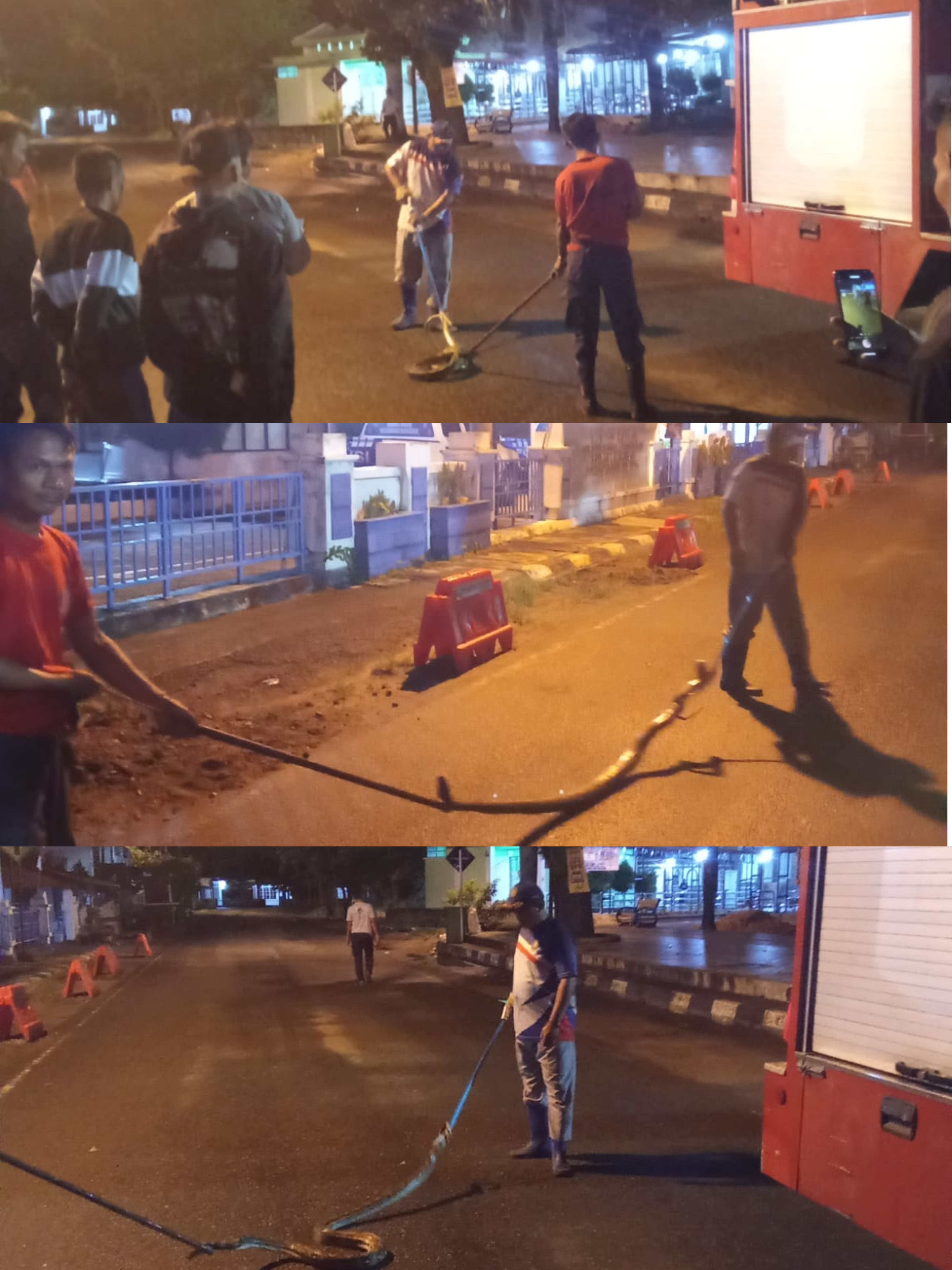 Operasi Tangkap Ular (OTU) Kantor Lantas Polres Pesisir Selatan