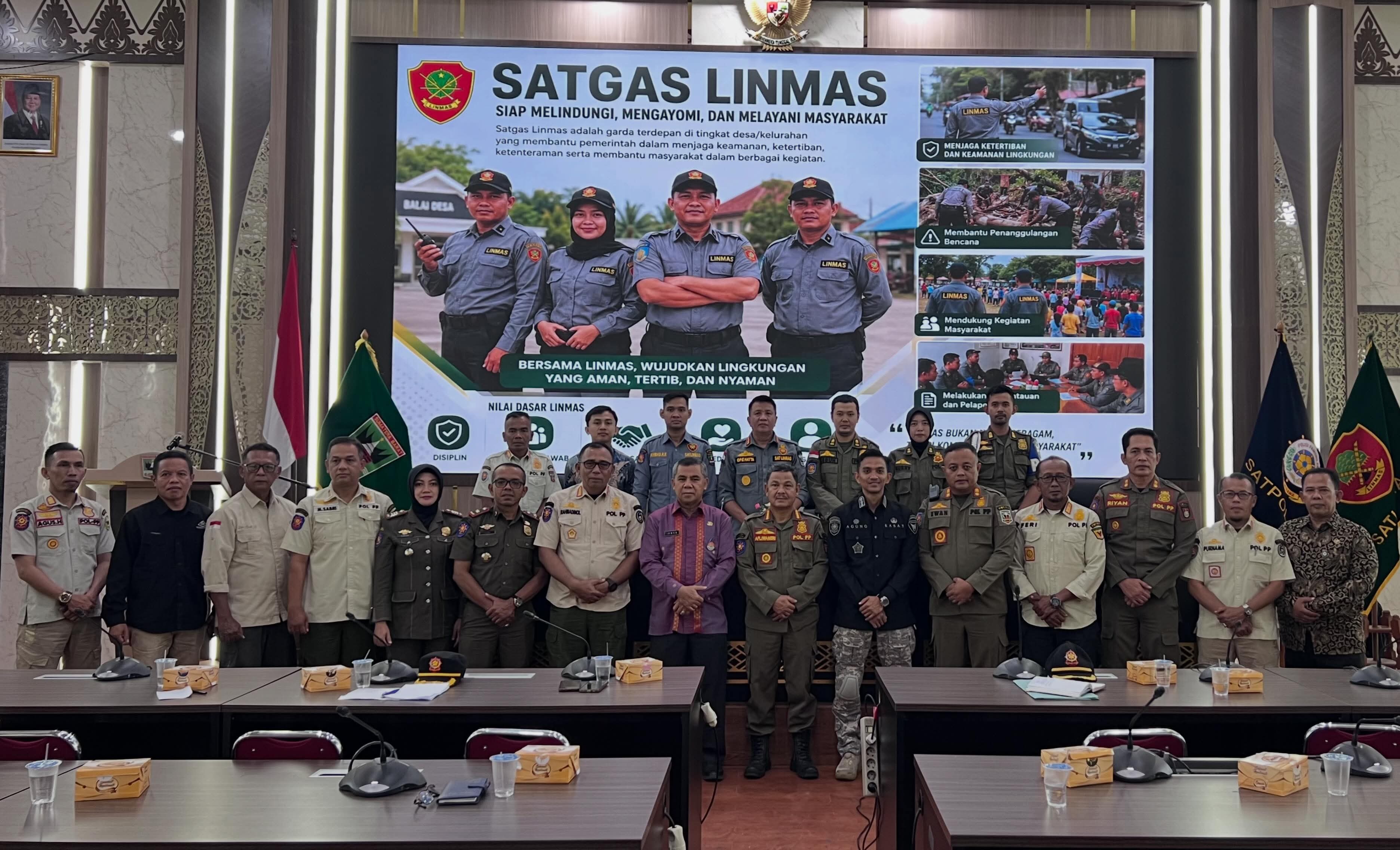 Sosialisasi Optimalisasi Penguatan Peran dan Fungsi Satgas Linmas