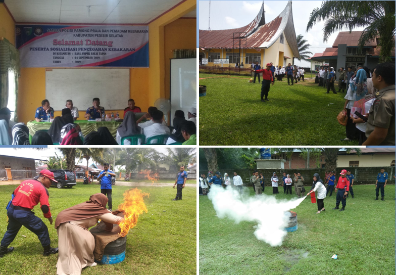 sosialisasi  kebakaran tapan 4 September 2019
