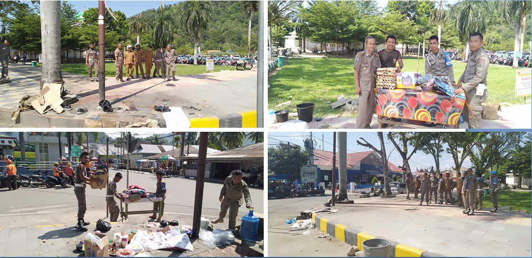 Penertiban Pedagang di RSUD M.Zain Painan 7 Januari 2020